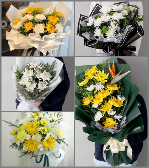 浙江省金华武义县白洋街道白阳村白事花束代送